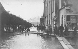 Luzern (LU) Platz und Hirschen-Graben während