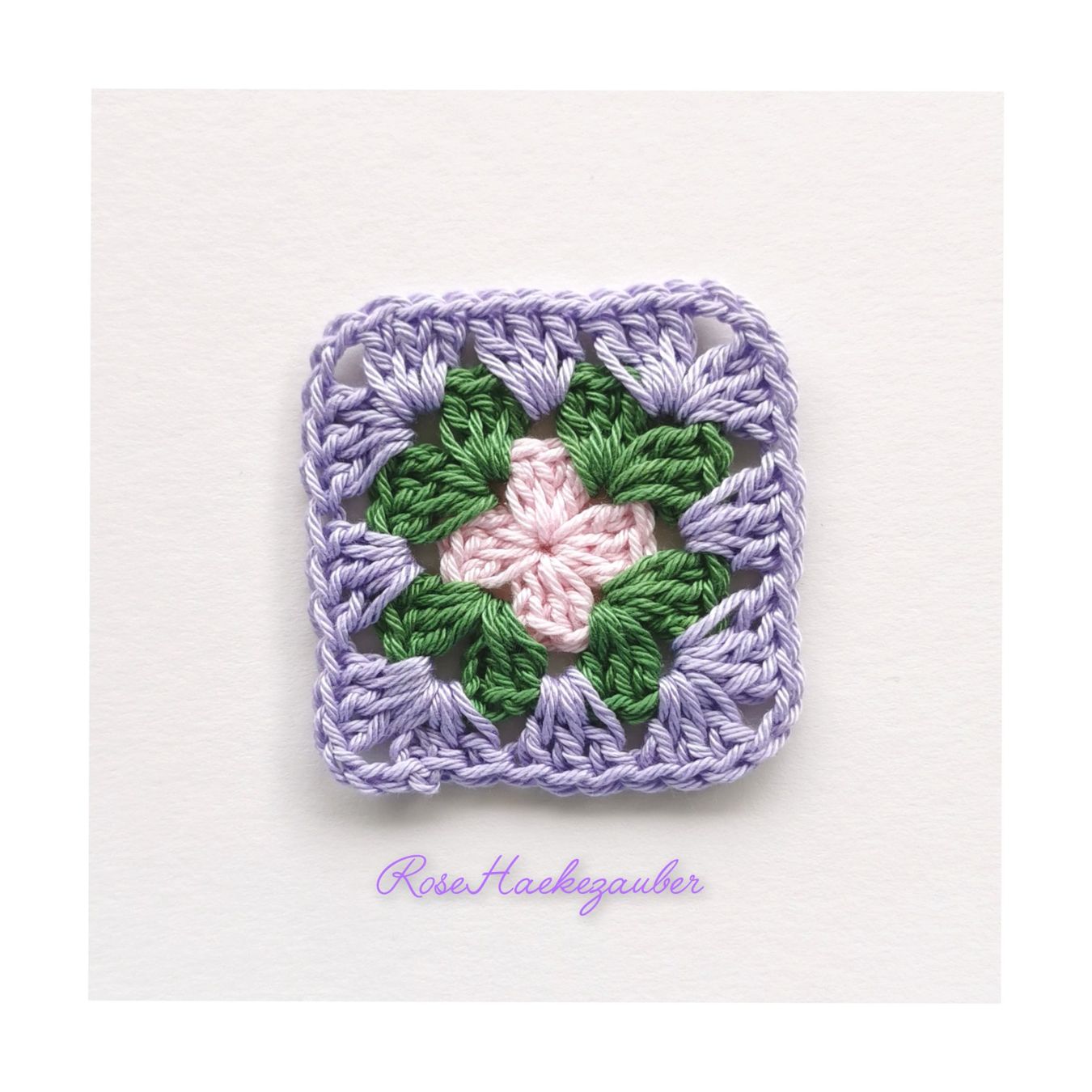 Patches: Gehäkelte Grannysquare  3 Stk Baumwolle – Neu (gemäss Beschreibung) aus Schaffhausen von RoseHaekelzauber 1