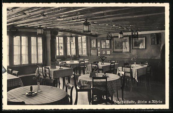 Cartoline postali: Stein a. Rhein, Hotel Sonne, Scheffelstu – Usato da Berlin venduto da bartko-reher