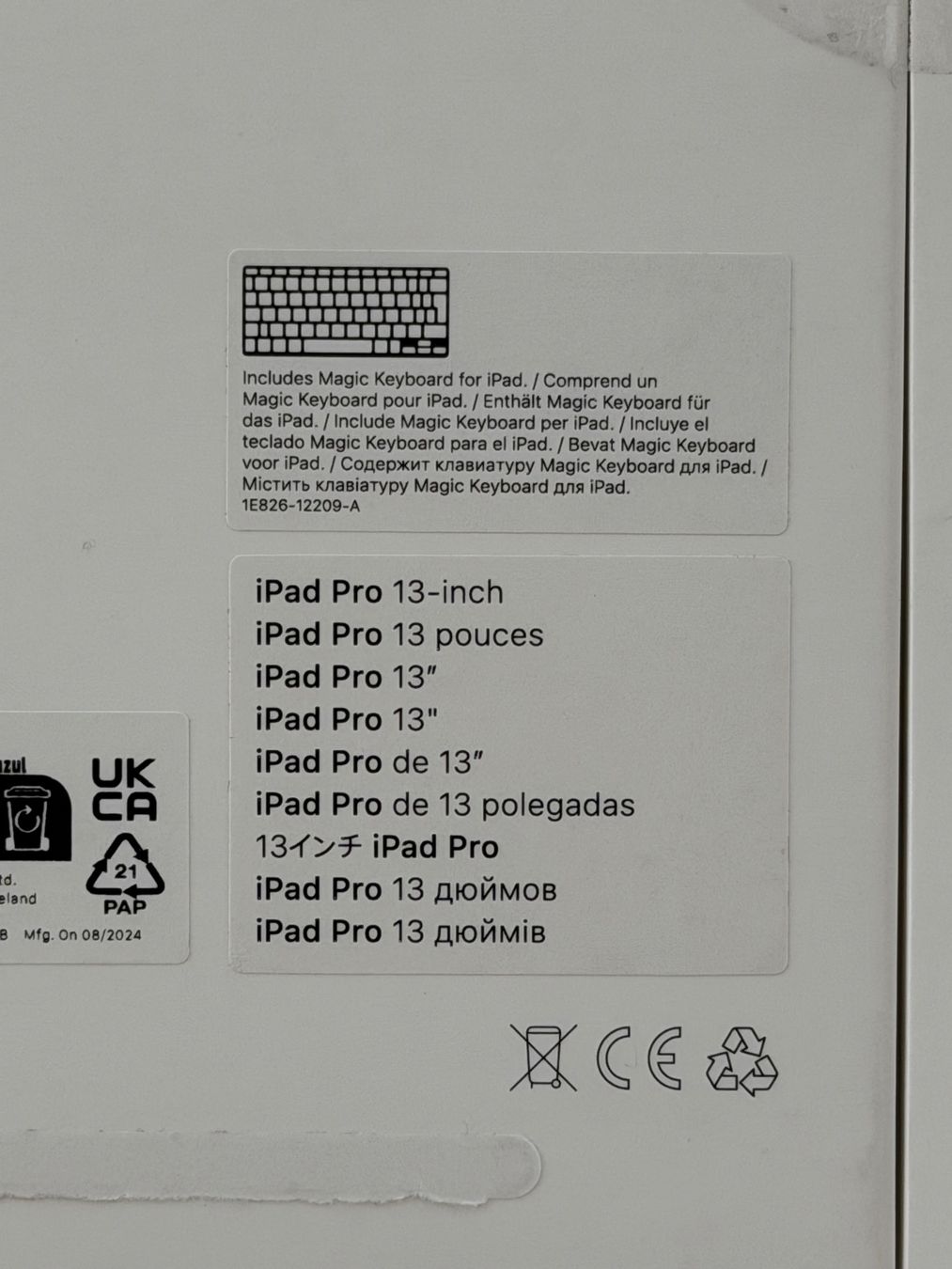 Apple Tastaturen: Apple iPad Pro Magic Keyboard 13“ M4 und M5 – Neu (gemäss Beschreibung) aus Schneisingen von minokos 1