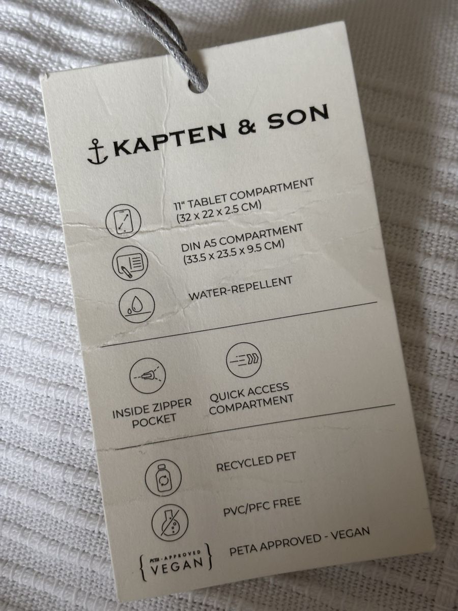 Kapten & Son Zaini: Kapten & Son Rucksack Bergen small – Usato da Winkel venduto da Zimtguetzli 9