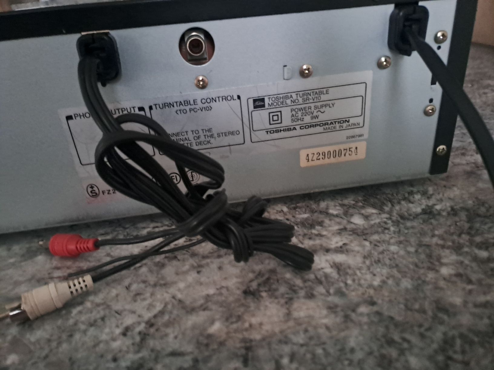 Toshiba Giradischi: TOSHIBA FULL AUTOMATIC TURNTABLE SR - V10 – Usato da Uetendorf venduto da Essiggurken 4