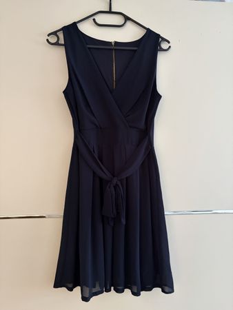 Sommerkleid - ärmellos, dunkelblau