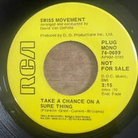Swiss Movement - Take A Chance On A Sure Thing / US-Promo 72