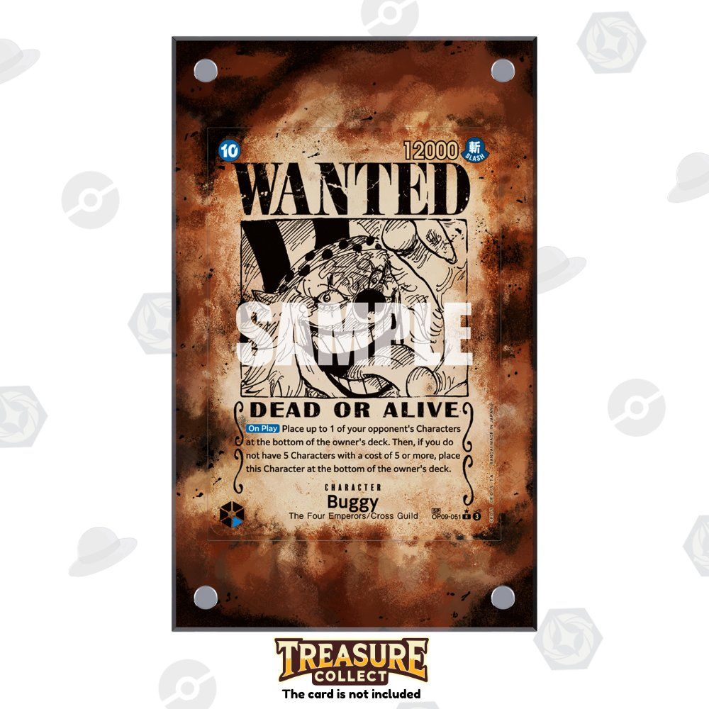 Bandai Sammelbilder & Trading cards: Buggy OP09/051 - One Piece Extended Artwork Display Case – Neu und originalverpackt aus Canobbio von TreasureCollect