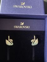 Swarovski Schwan Ohrringe, neuwertig, mit Originalverpackung