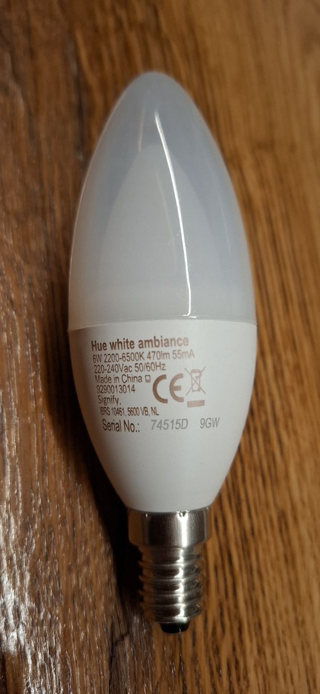 Philips Lampade: Philips Hue White Ambiance Kerze E14 – Usato da Guntershausen venduto da Jtattoo 1