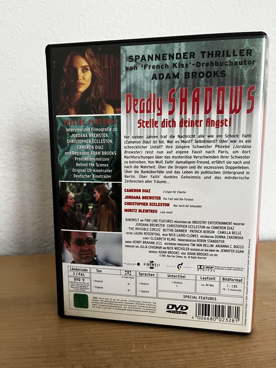 Tous les DVDs: DVD Deadly Shadows mit Cameron Diaz – D'occasion à Bassersdorf par McRob00 2