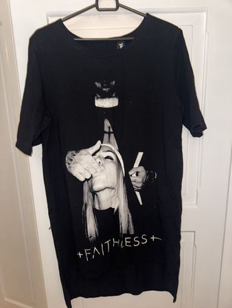 Schwarzes Wicked Faithless Sommer T-Shirt, Top Zustand!