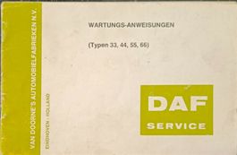 Wartungsanleitung - DAF 33 44 55 66