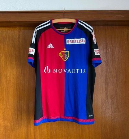 Original Adidas FC Basel Trikot, Zuffi #7, Gr. L