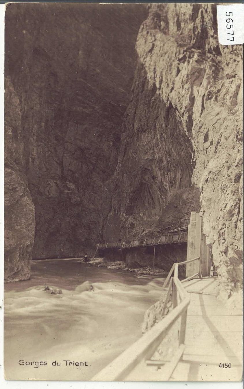 Ansichtskarten: Vernayaz - Gorges du Trient – Gebraucht aus Ettingen von Kartenplanet