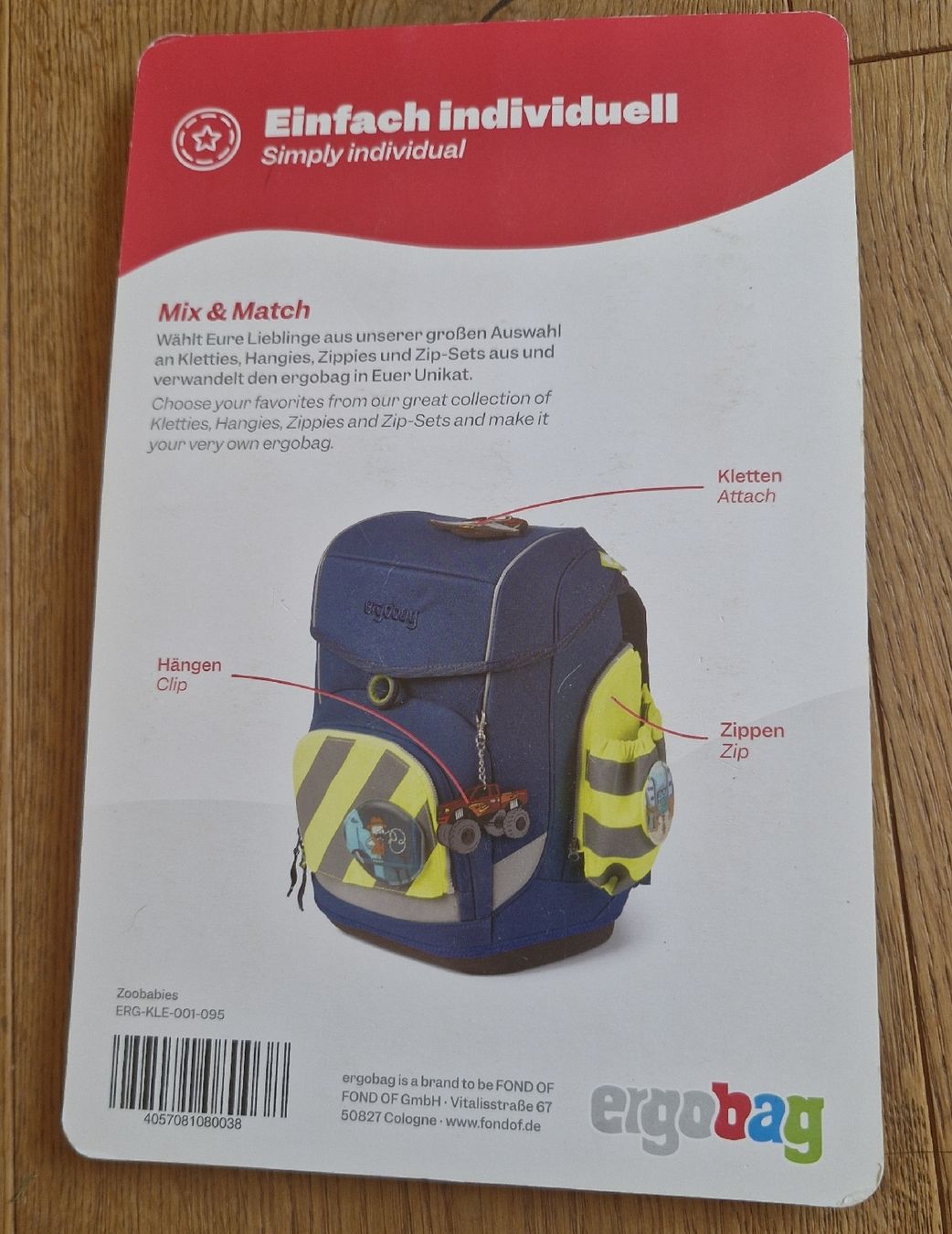 Tutte le decorazioni: Kletties Zoobabies von Ergobag, 5 tlg. – Usato da St. Gallen venduto da Haggenblitz 1