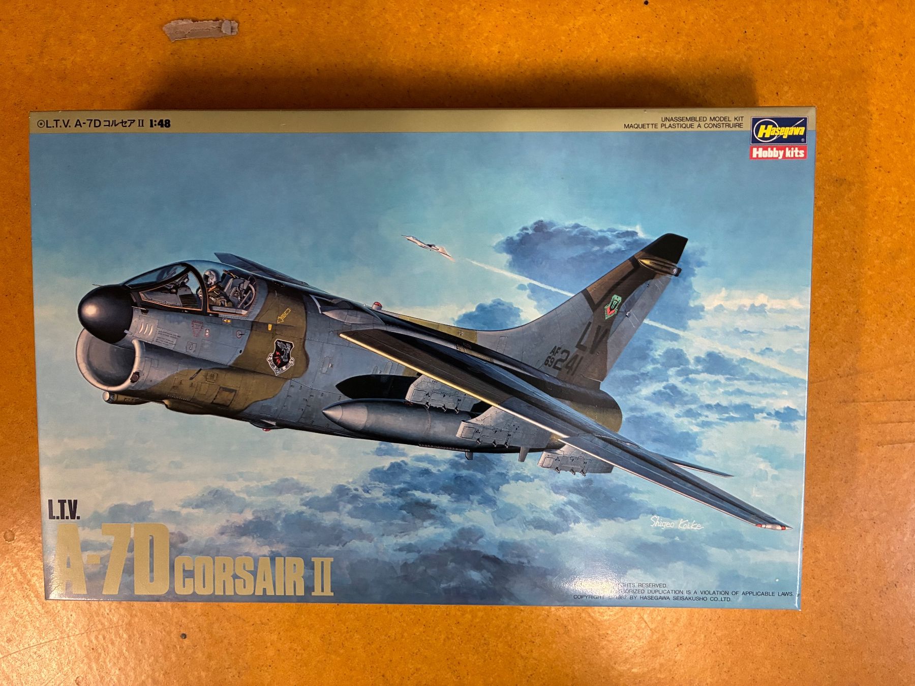 Kit di modellismo & Modellini statici: L.T.V. A-7D Corsair 1:48 Hasegawa – Nuovo e nell'imballaggio originale da Rapperswil BE venduto da Silverwings