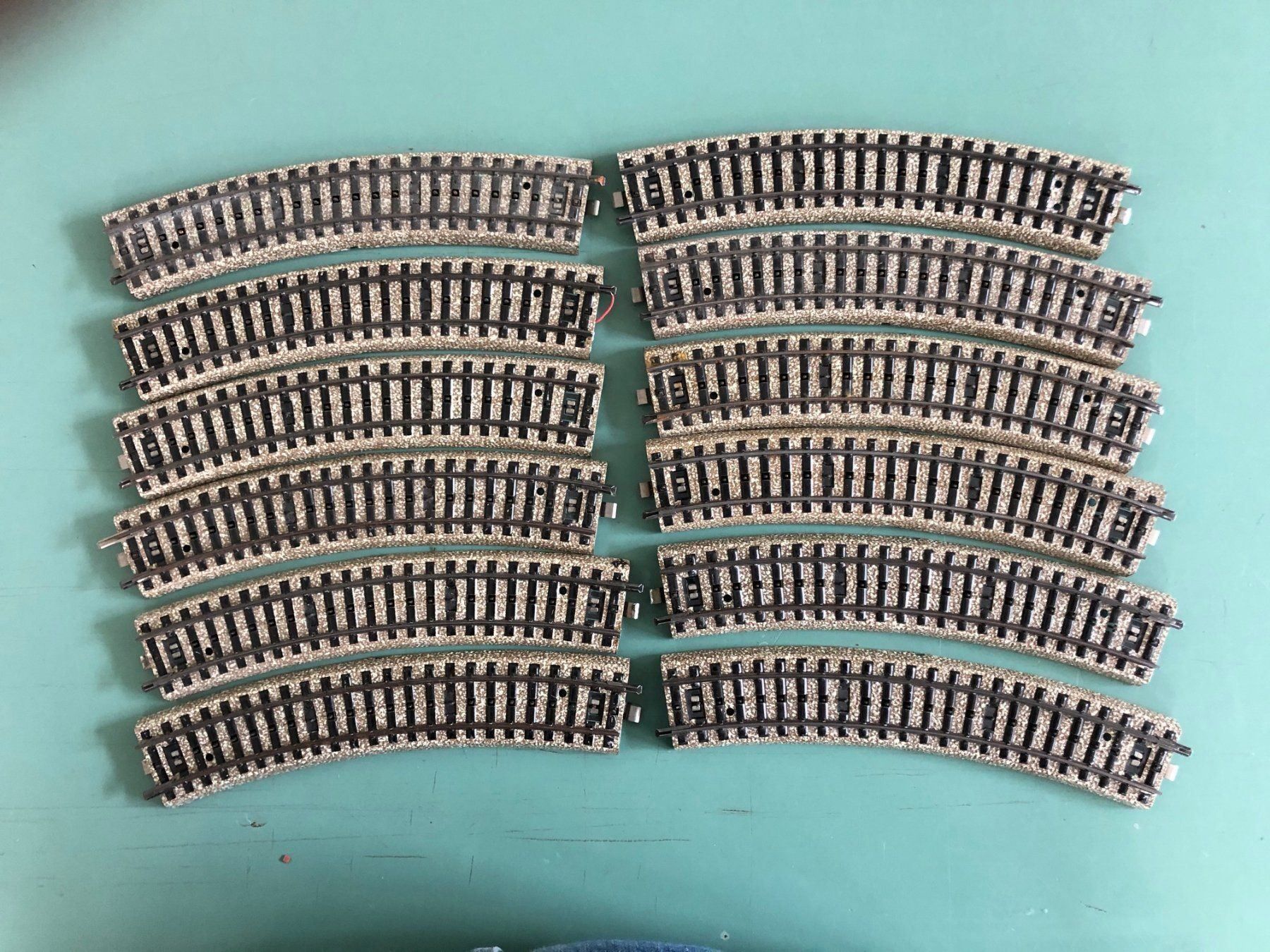 Märklin H0 Metall - 12 X Kurve 1/1 5100 (= 1 Kreisel/cercle) (Gebraucht ...