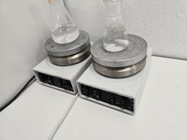 2er Set Heidolph MR 2002 Magnetrührer
