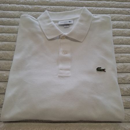 Polo LACOSTE Slim Fit Blanc - Style PH4013 - Taille L 