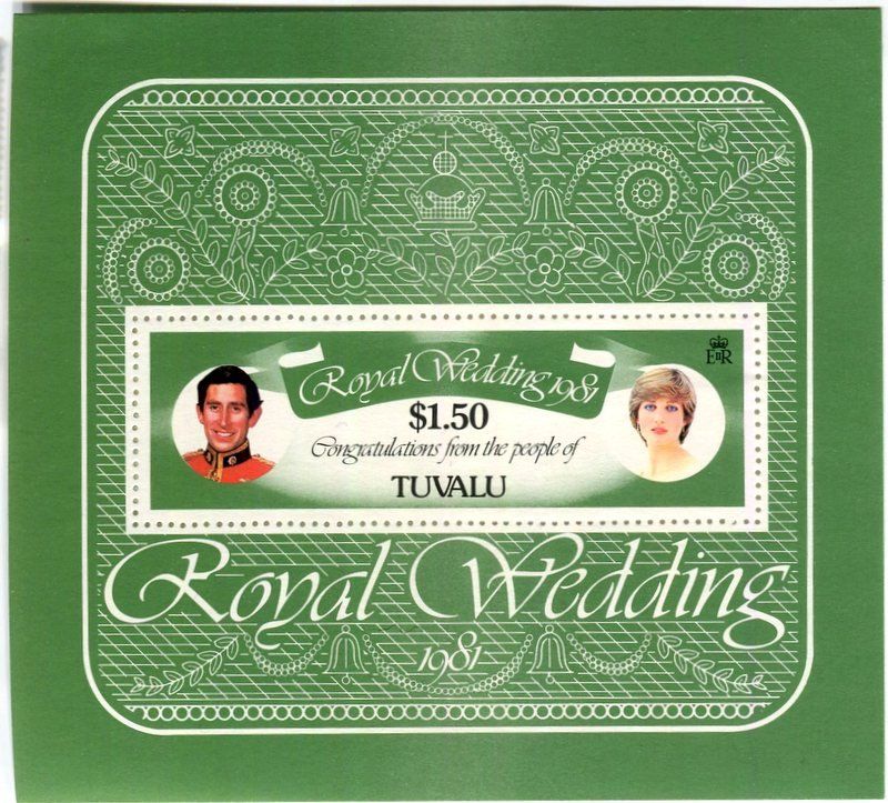 Tous les timbres: Block "Lady Diana". Tuvalu. – Neuf avec emballage d'origine à Basel par Butsch5