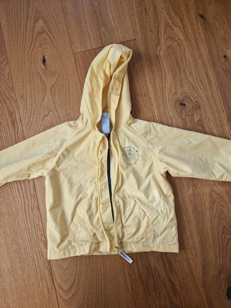 Pastellgelbe Regenjacke Grösse 86