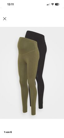 2 Leggings Umstandsmode Grösse L