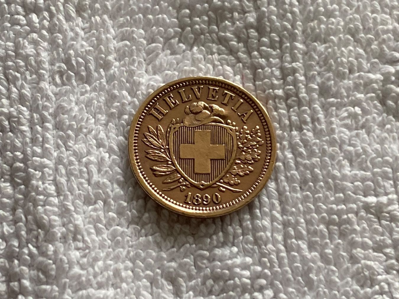 Alle Münzen: 2 centimes/Rappen 1890 – Gebraucht aus Nyon von Ilmi09
