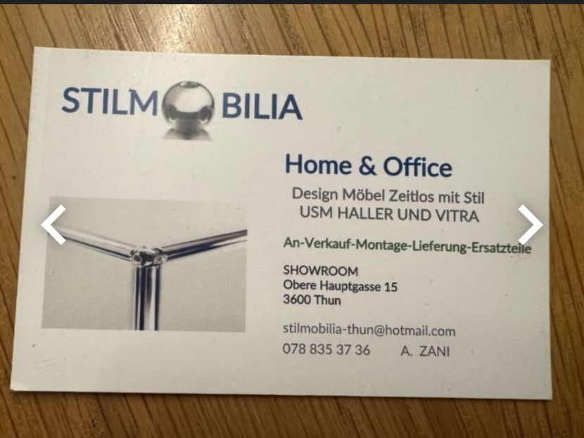 USM Schreibtische: USM Tisch 150x75cm.LIEFERUNG GRATIS – Gebraucht aus Thun von altstadt-thun 1