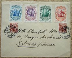 BRIEFCOUVERT ITALIEN - SCHWEIZ 1944