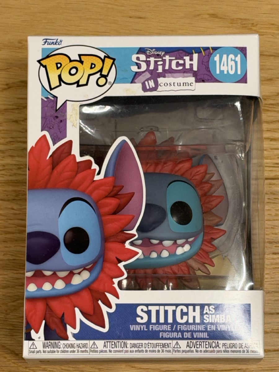 Funko Statuette: Funko Pop Disney Stitch as Simba 1461 – Nuovo (secondo la descrizione) da Sennhof venduto da rushdeal