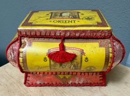 Antike ORIENT Zigaretten Dose Schachtel - keine Blechdose