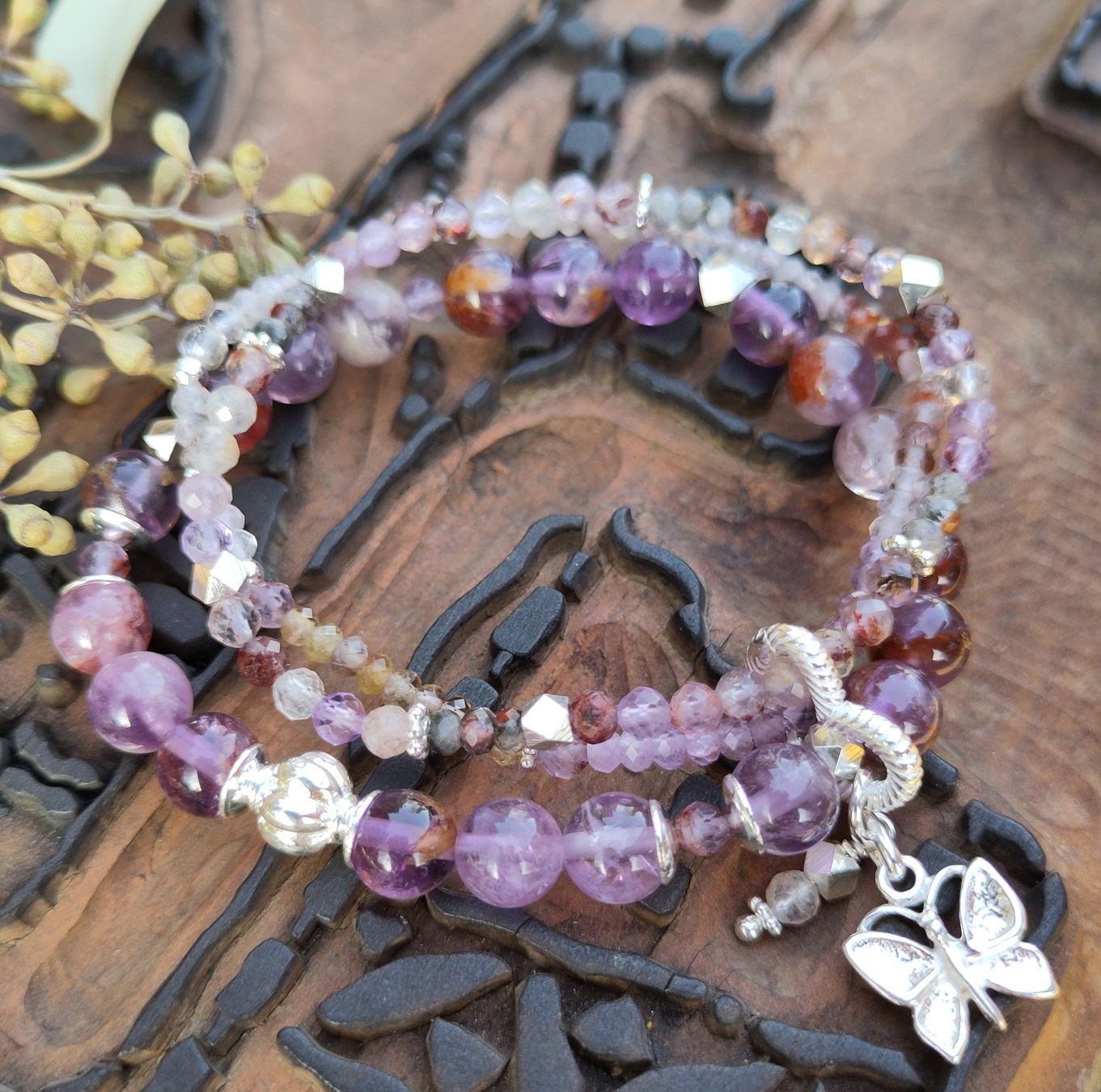 Bracciali & Braccialetti: Elastisches Armband Auralit Silber – Nuovo e nell'imballaggio originale da Lauperswil venduto da Naturhandwerk