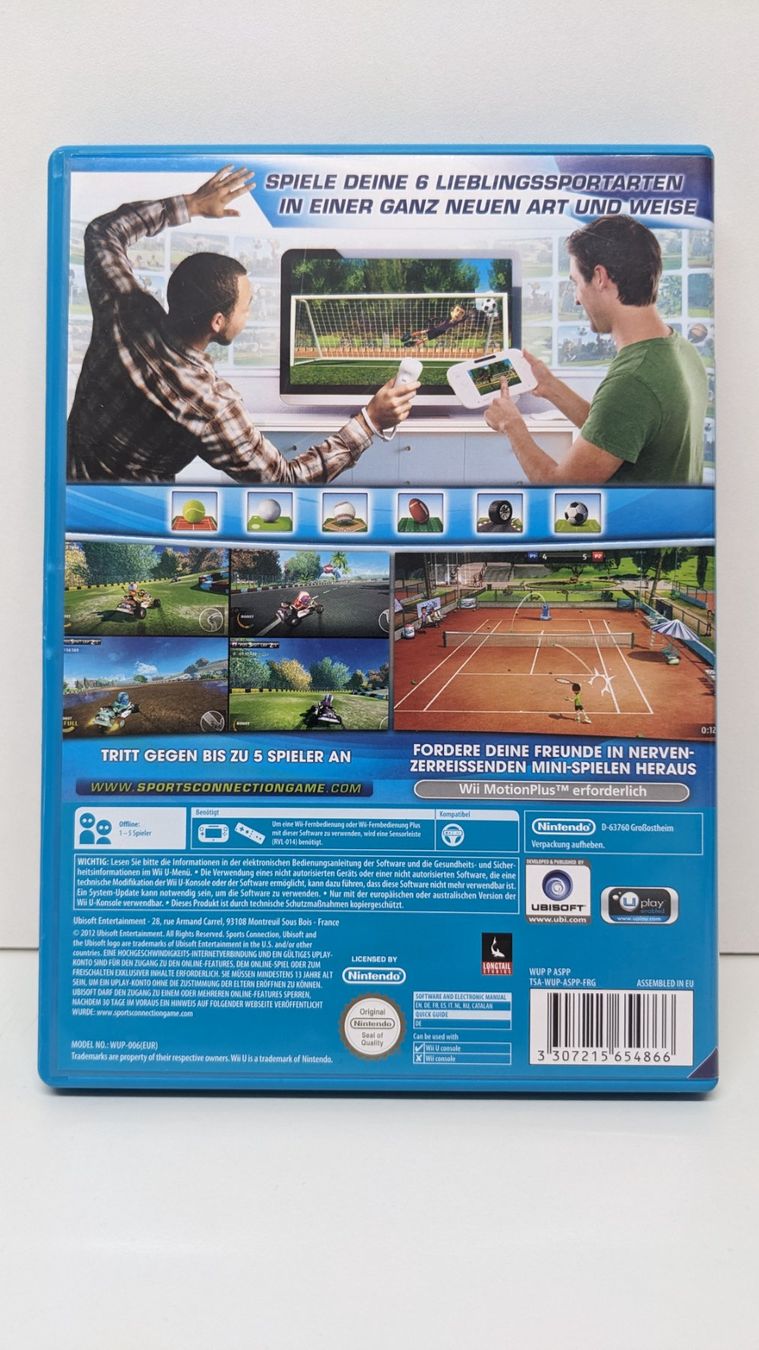 Nintendo Giochi: Sports Connection - Nintendo Wii U – Usato da Menziken venduto da mame18 2
