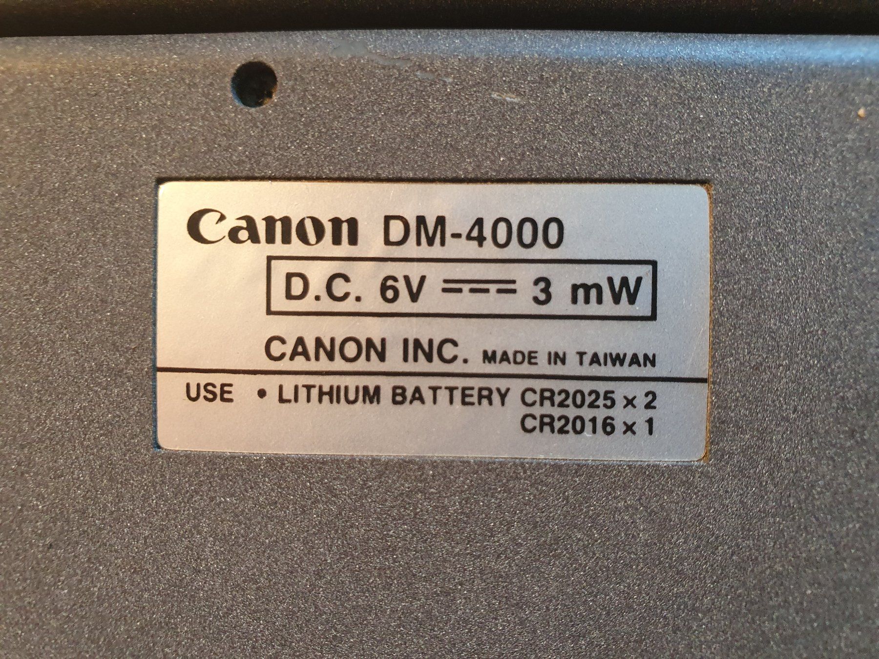 Canon Calcolatrici tascabili: Canon DM-4000 Data Manager Calculator von 1991! – Usato da Burgdorf venduto da mentalshopCH 3