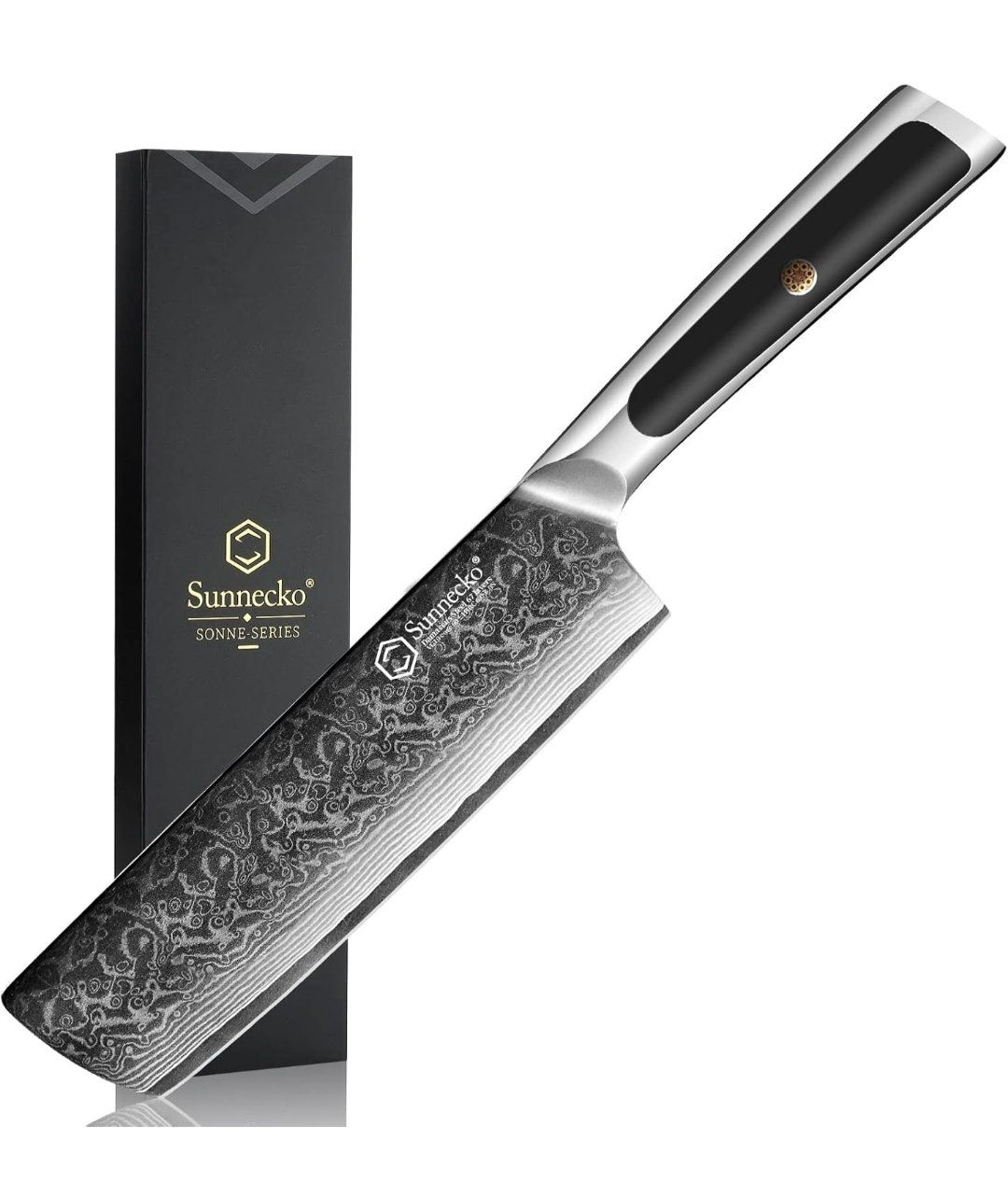 Küchenmesser: 18cm Nakiri Messer Küchenmesser Damastmesser – Neu und originalverpackt aus Oberentfelden von sch_8bt6