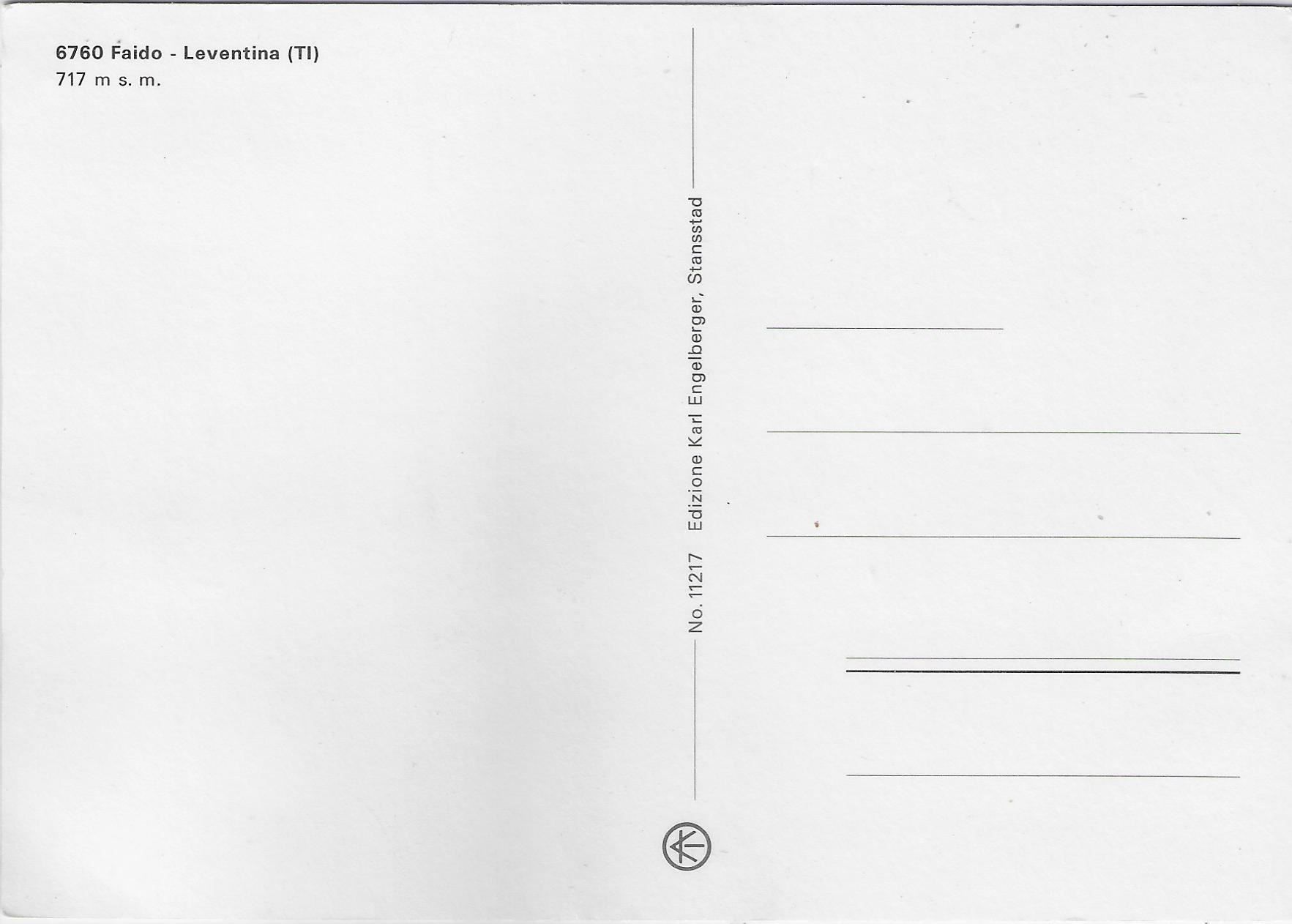 Cartoline postali: Faido - Leventina - Multiview – Usato da Ettingen venduto da Kartenplanet 1