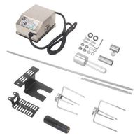 Grillspiess Drehspiess Motor BBQ Set Edelstahl Grillspiess