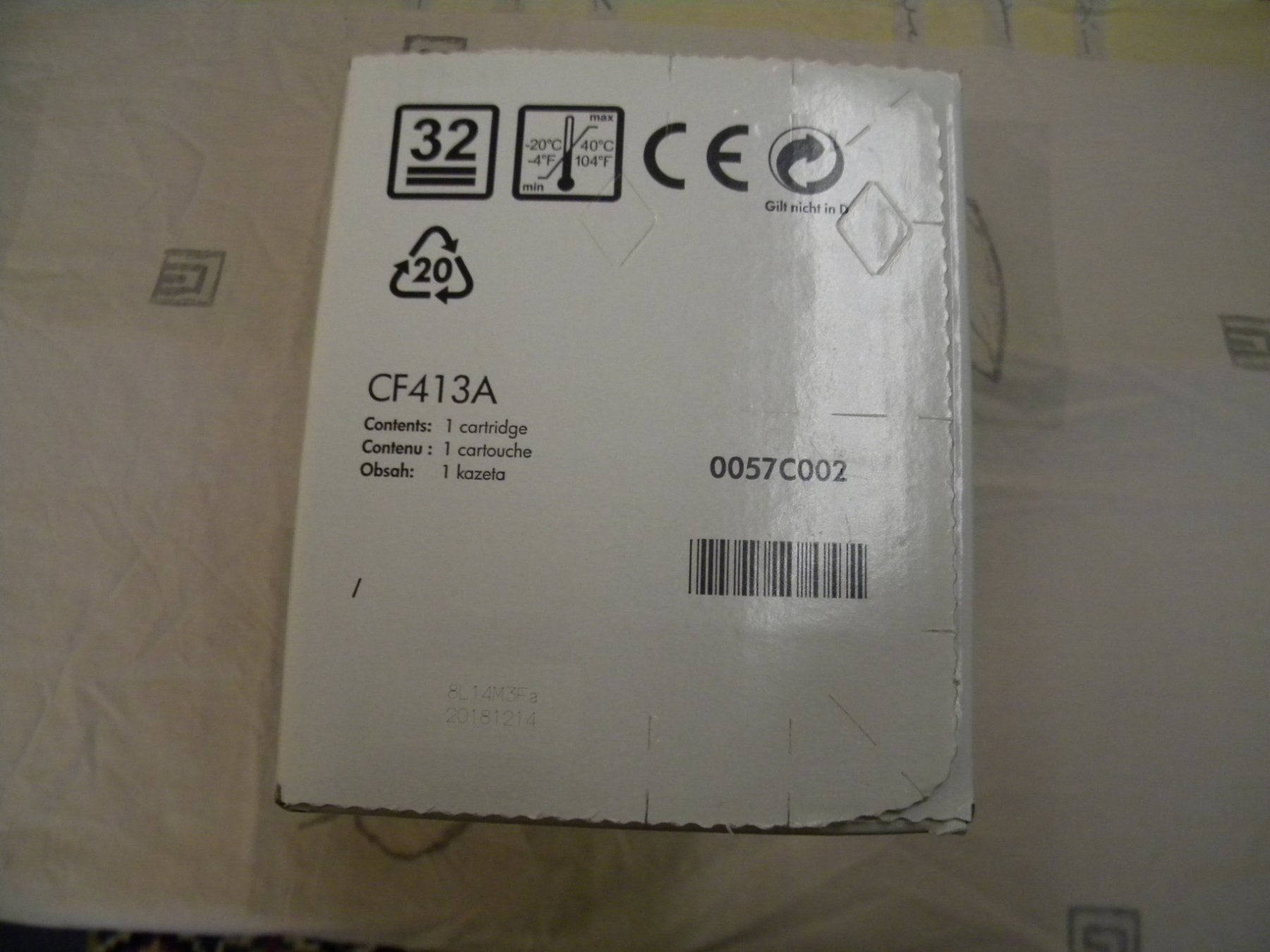 Hewlett Packard Cartucce per stampanti & toner: CF413A  410A – Nuovo e nell'imballaggio originale da Bühler venduto da Wini100 2