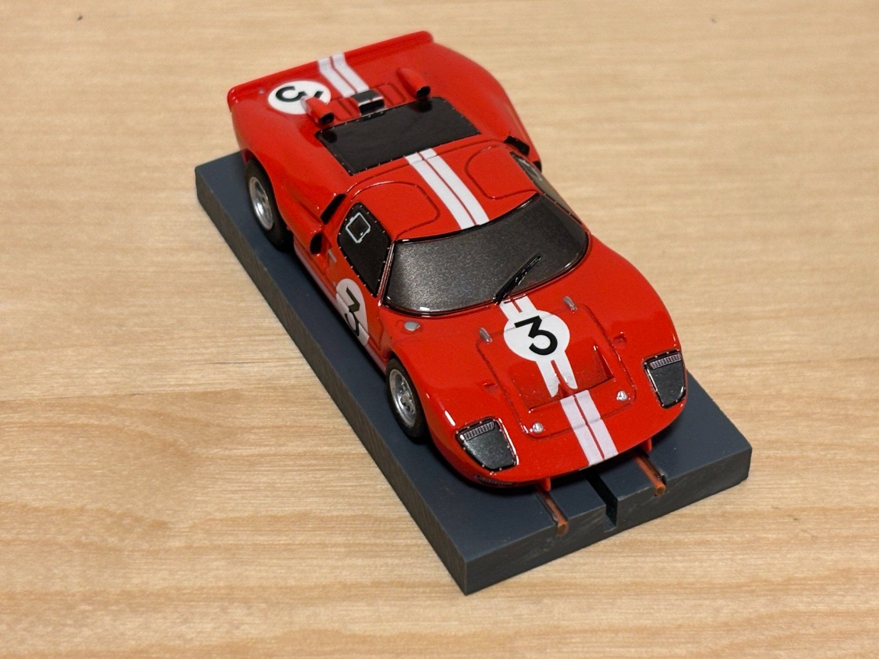 Piste: AFX Racing Ford GT40 #3 rot 'Dan Gurney' – Nuovo e nell'imballaggio originale da Bülach venduto da h0slotch 6