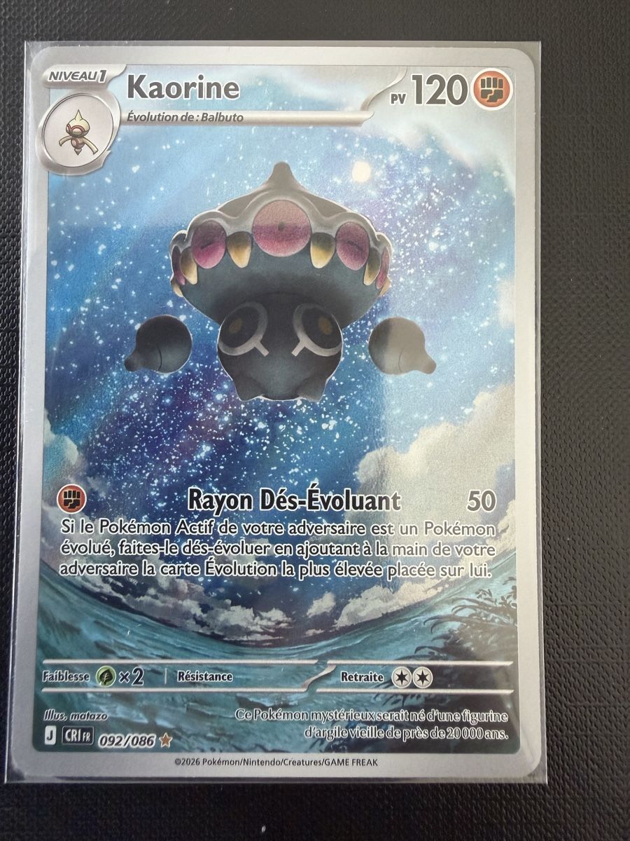 Pokémon Carte collezionabili: Kaorine #092 CRI FR – Nuovo (secondo la descrizione) da Savigny venduto da Matgab94