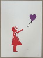 Banksy: Balloon Girl, Street Art, XL-Version 72/150