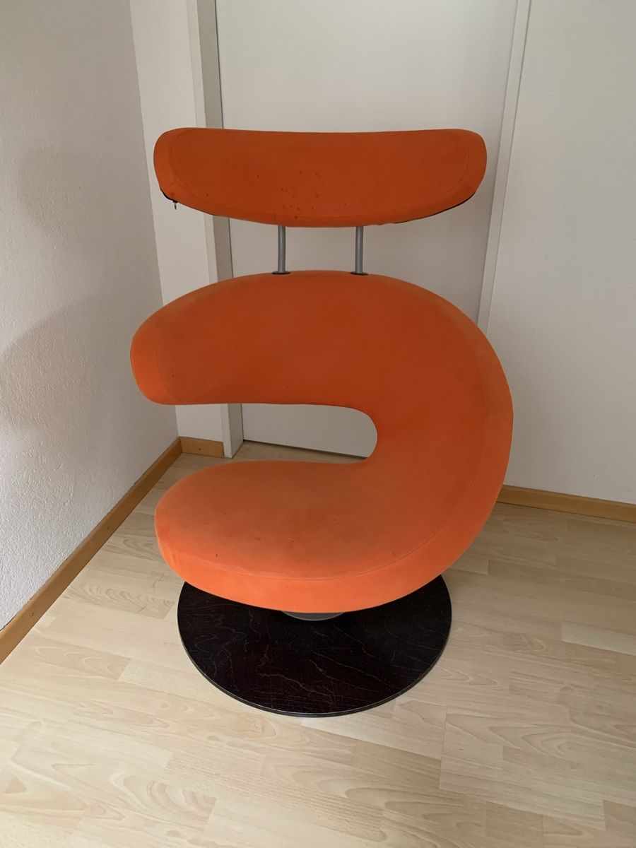 Stokke Sessel: Stokke Stuhl, Orange – Gebraucht aus Unterentfelden von Bigi1966