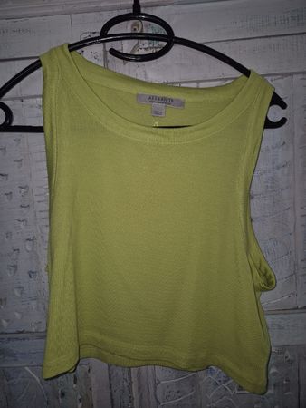 ALLSAINTS Ripp-Top neongrün Grösse 42