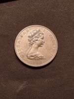 25-New-Pence-Gedenkmünze aus Gibraltar von 1972
