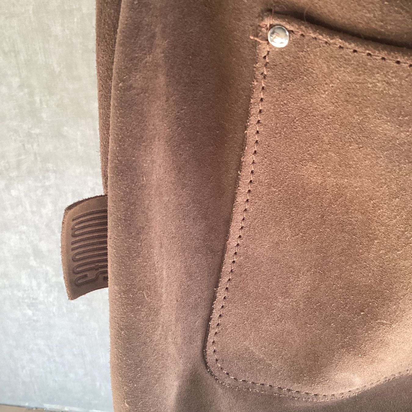 Borse da donna: Sac en bandoulière, en daim, – Usato da Agiez venduto da Beve15 4