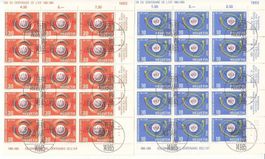 SBK 436 - 437 Teilbogen mit ET