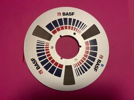 BASF NAB Alu  Spule mit Band für ReVox, Akai, Teac usw NEU