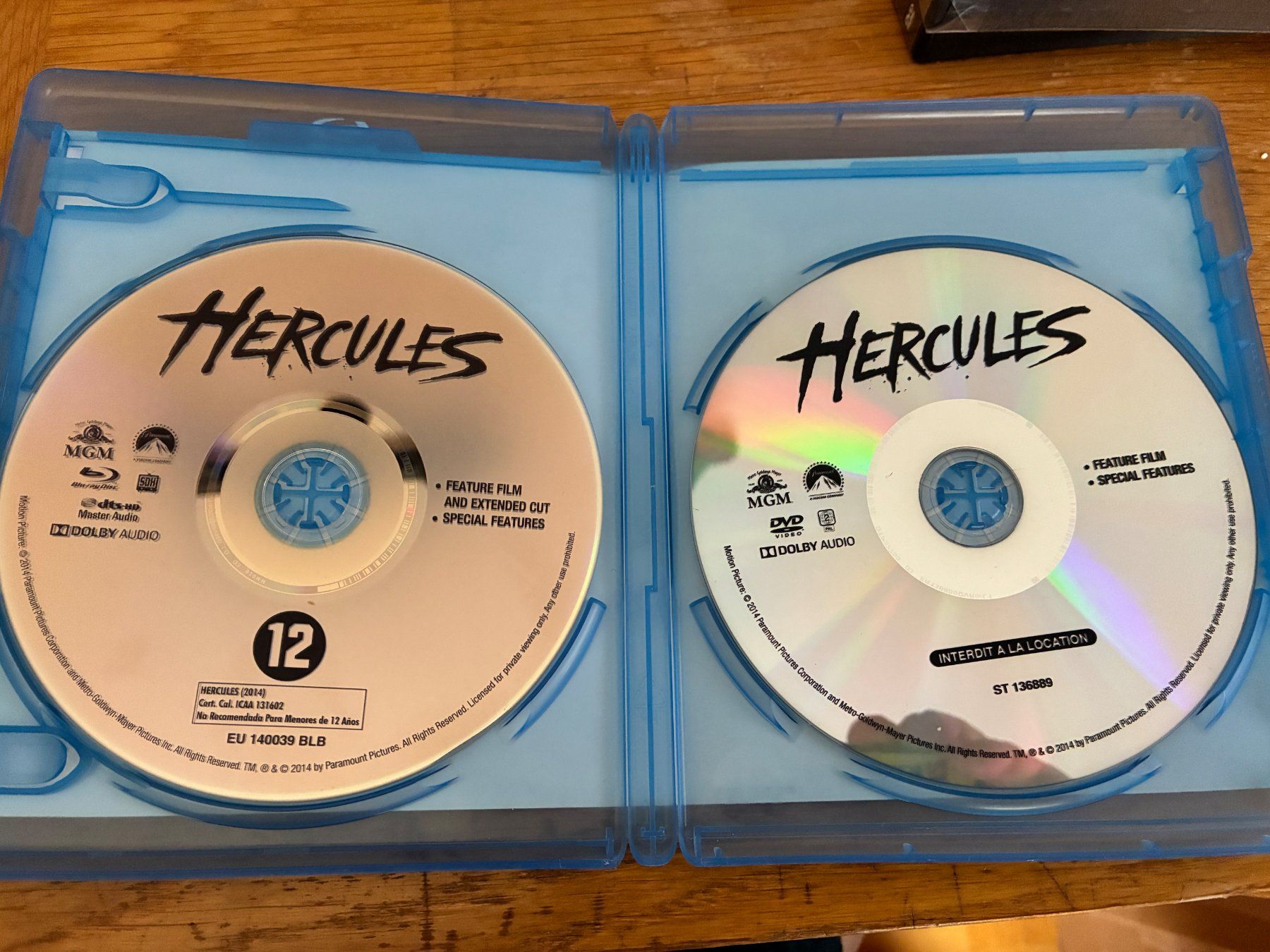 Tutti i DVDs: Hercule (Version longue, 2014, Blu-ray + DVD, The Rock) – Usato da Vevey venduto da zecollector 2
