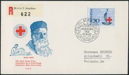 1963 - Rotes Kreuz - Blockausschnitte - Ersttagsbrief FDC ET
