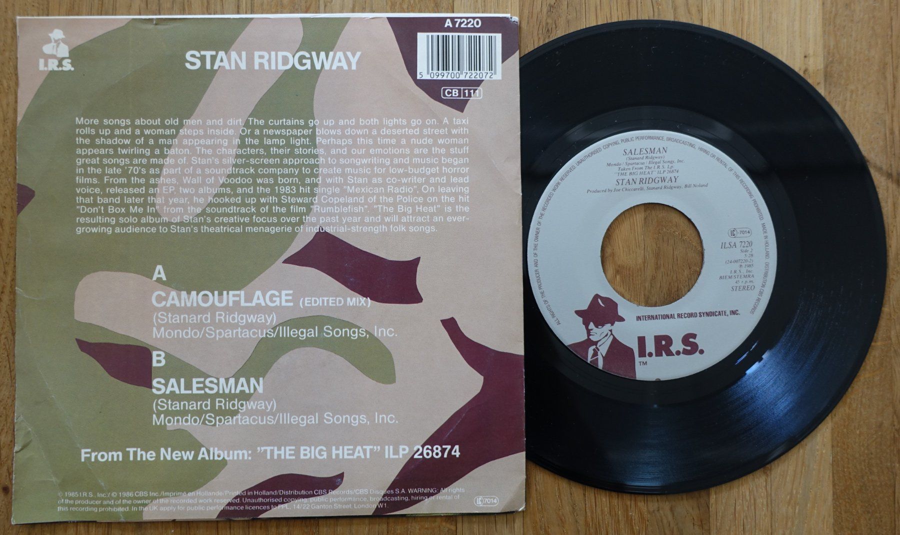 Schallplatten: Stan Ridgway – Camouflage – Gebraucht aus Sessa von discoverymedia 1