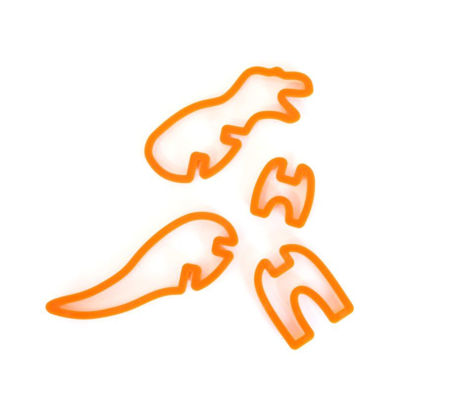 Teglie da forno: 3D Dinosaurier Cookie Cutters 3er-Set – Nuovo e nell'imballaggio originale da Schwyz venduto da mucholoco 3