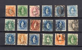 1882 - 1907  Stehende Helvetia N ° ???? Etat voir Photos